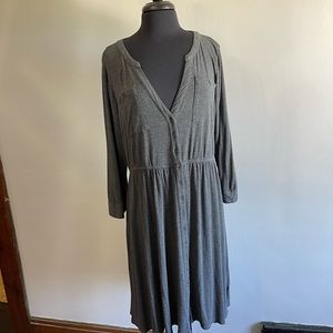 TORRID gray midi dress